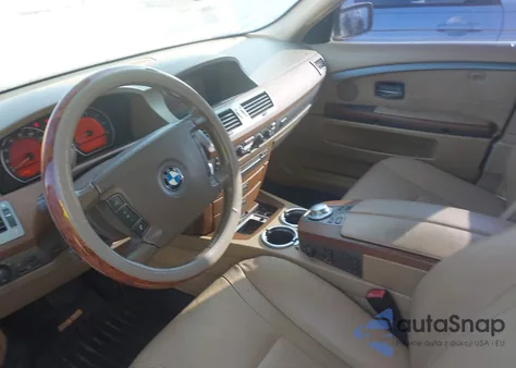 2004 BMW 745I из США, поврежденный, VIN WBAGL63444DP71192